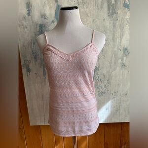 American Eagle Outfitters. Medium Glittery Sheer Camisole Tank Top. So P…
